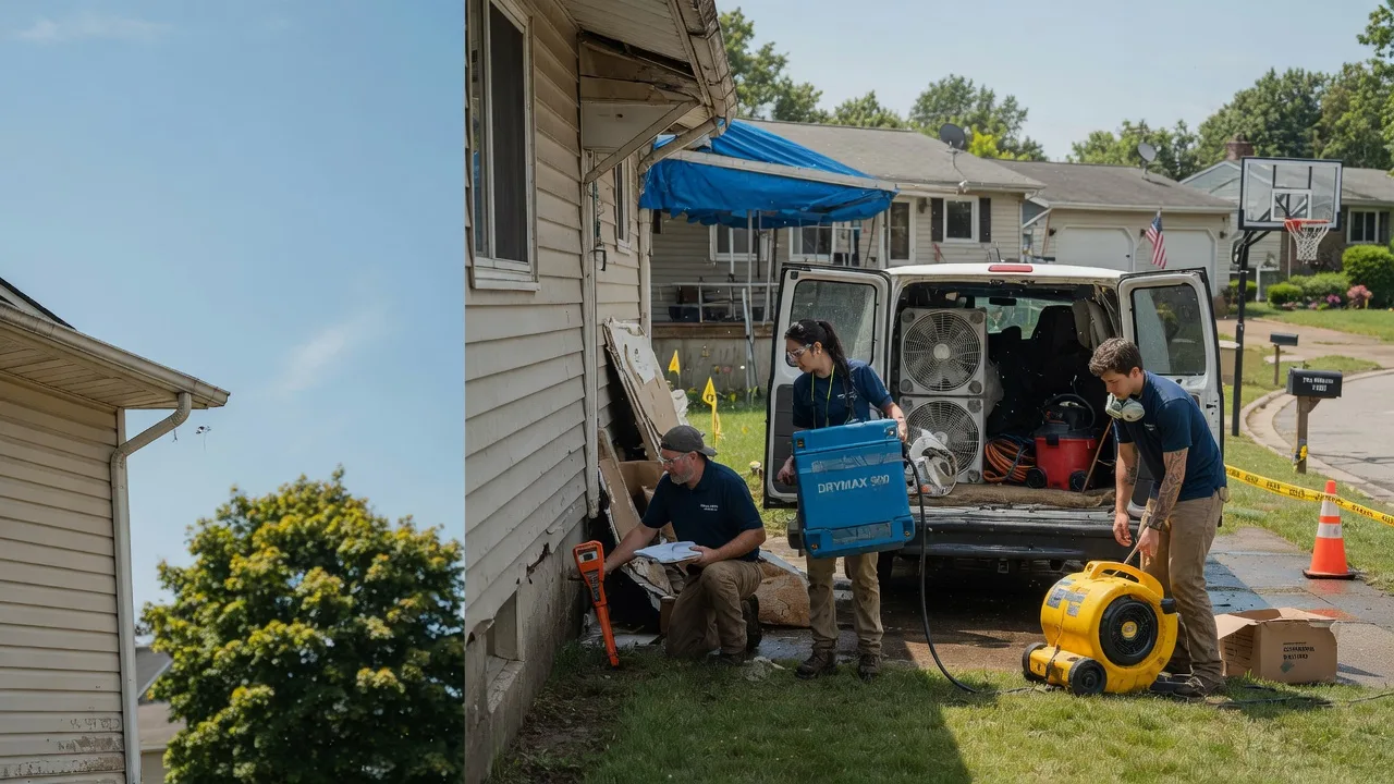Ceiling Leak Cleanup in Hammond, IL near me